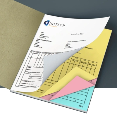 A4 4 Part Ncr Book 1