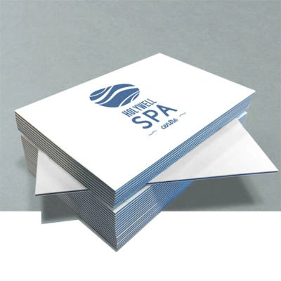 810gsm Triplex Uncoated Blue Core Business Card