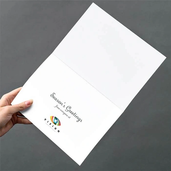 Greeting Card With Landscape Fold