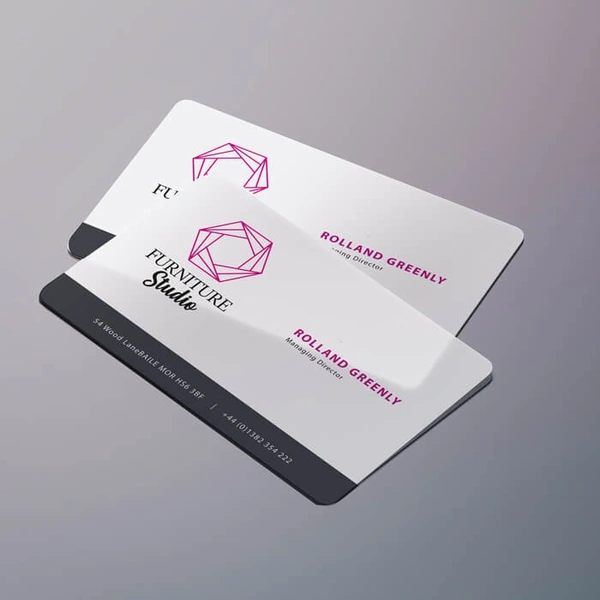 Transparent Plastic Card