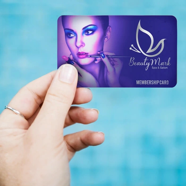 White Plastic Card With Full Colour Printing