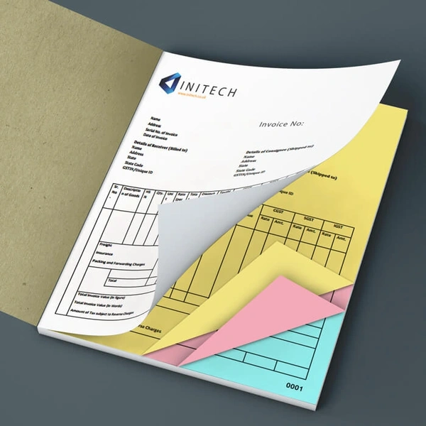 A4 4 Part Ncr Book