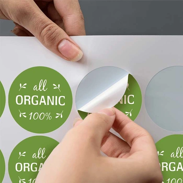51 X 51mm Circle Gloss Vinyl Sticker